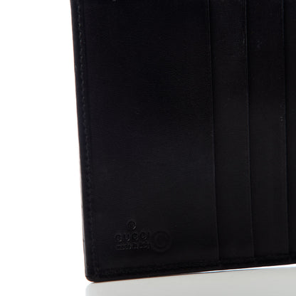 Gucci Monogram Compact Wallet Black 6 of 6