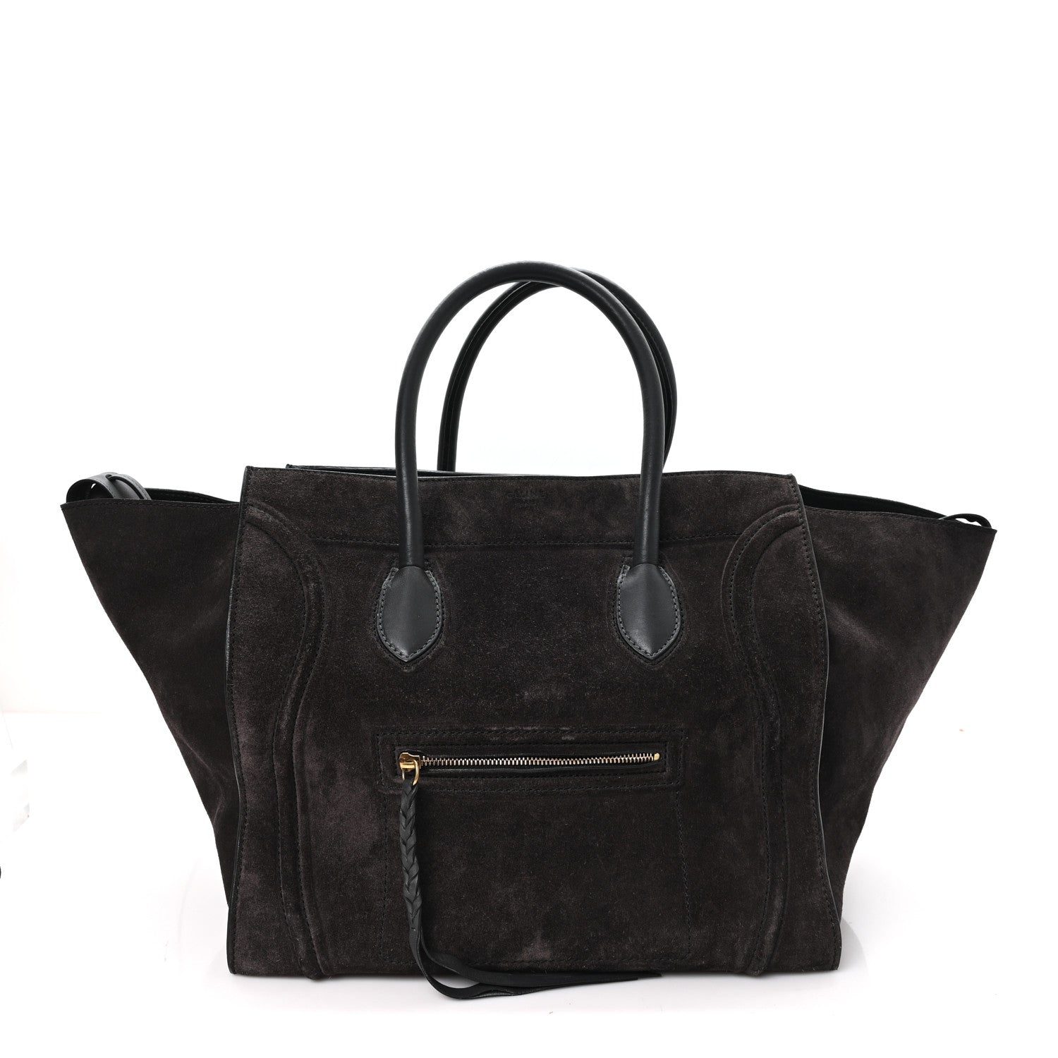 Celine Suede Large Phantom Luggage Anthracite 1 of 10