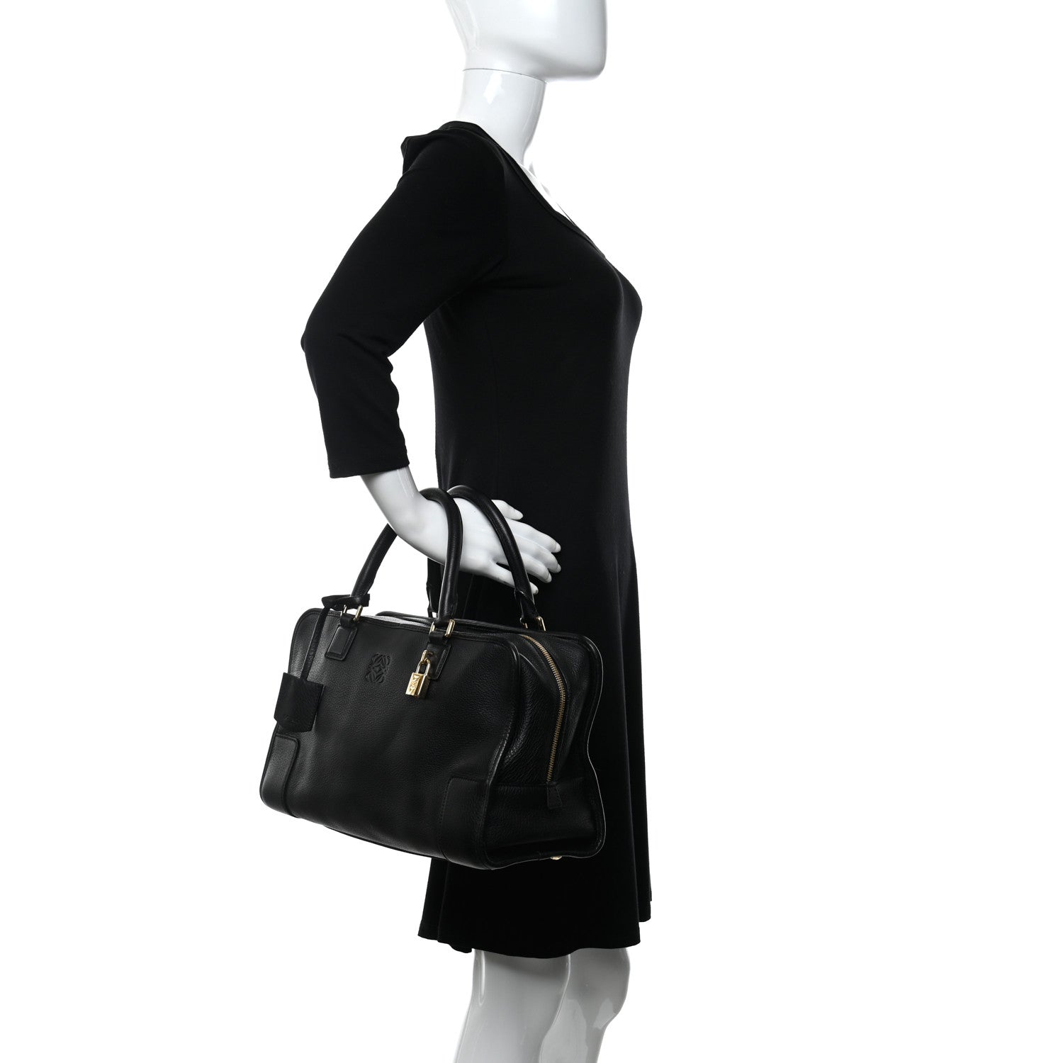 Loewe Calfskin Amazona 36 Black 2 of 10