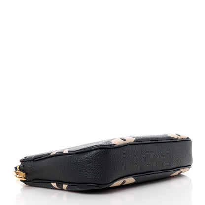 Louis Vuitton Empreinte Monogram Giant Multi Pochette Accessories Large Pochette Black Beige 4 of 10