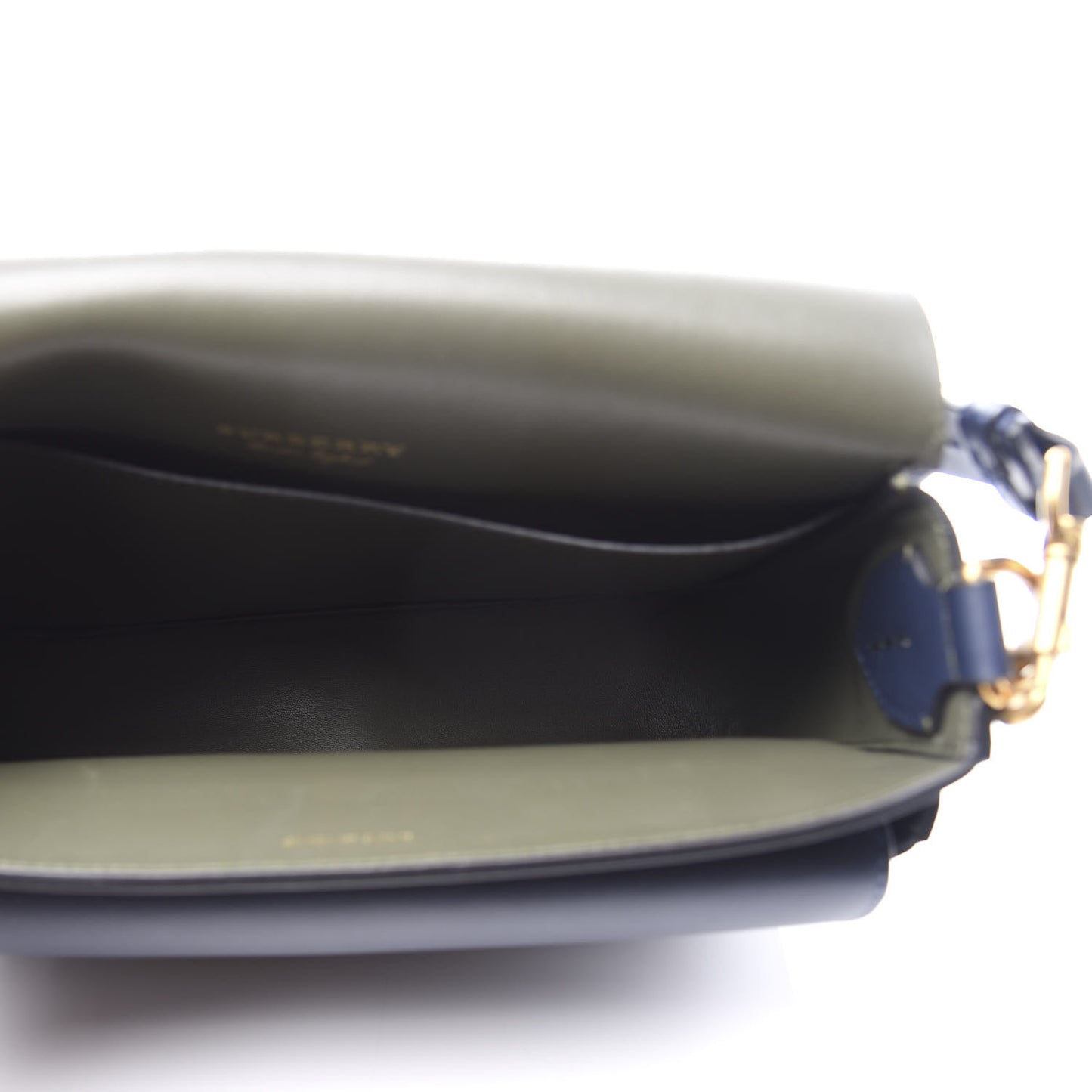 Calfskin Large Square Satchel Mid Indigo