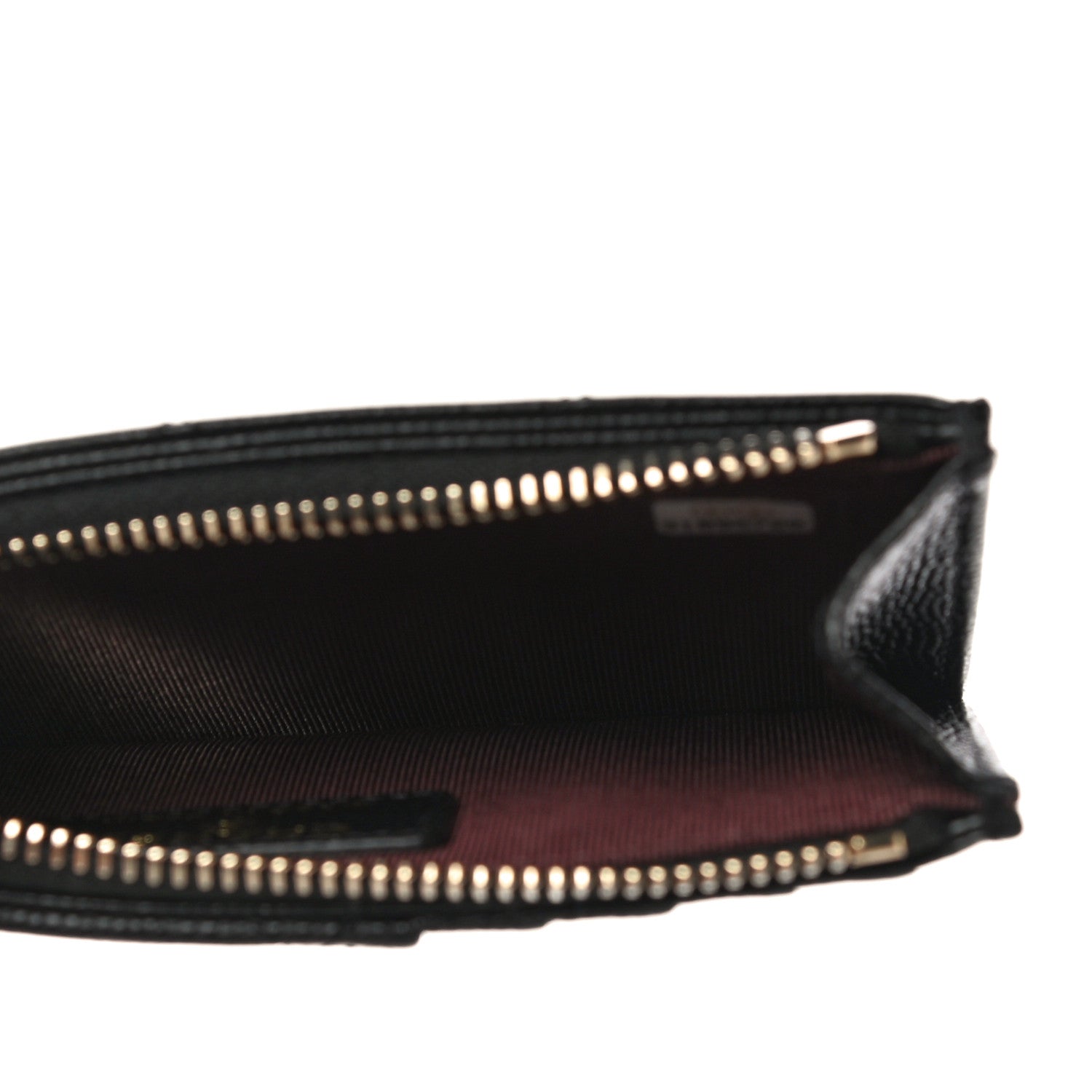 Chanel Caviar Quilted Flap Zip Card Holder Black 4 of 10