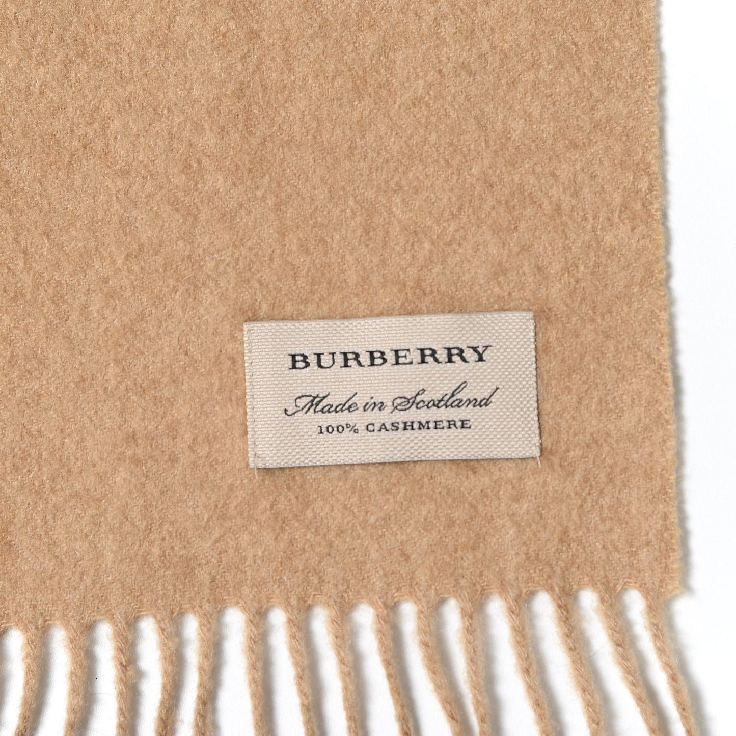 Heritage Cashmere Classic Scarf Camel