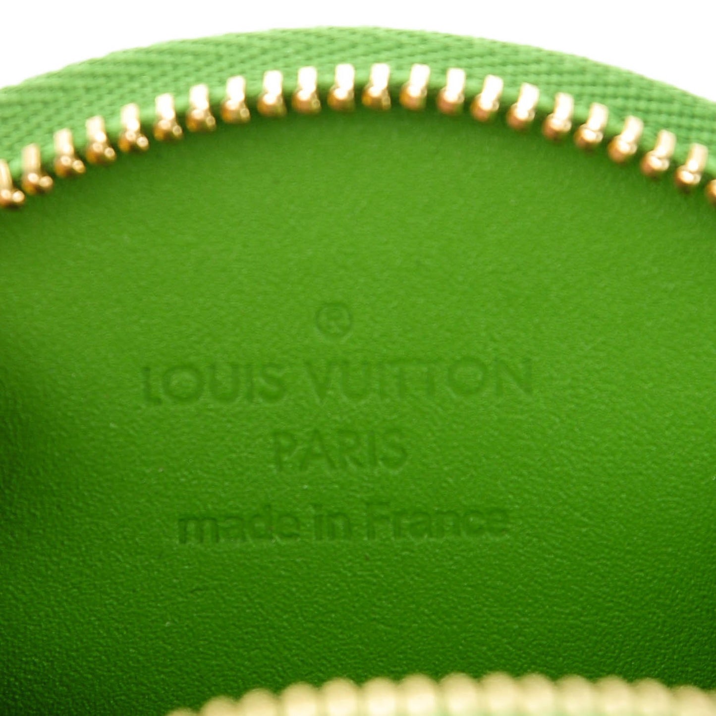 Vernis Roses Chapeau Coin Purse Vert Tonic