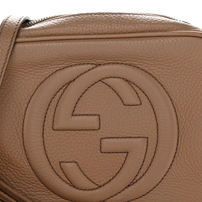 Gucci Pebbled Calfskin Small Soho Disco Bag Rose Beige 8 of 15