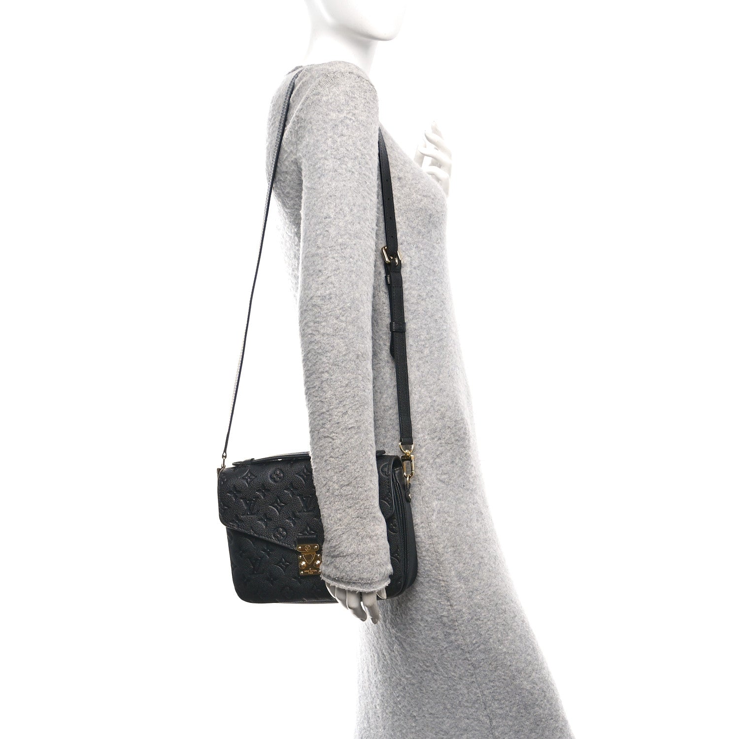 Louis Vuitton Empreinte Pochette Metis Black 2 of 11