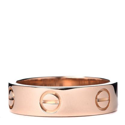 Cartier 18K Pink Gold 5.5mm LOVE Ring 55 7.25 3 of 4