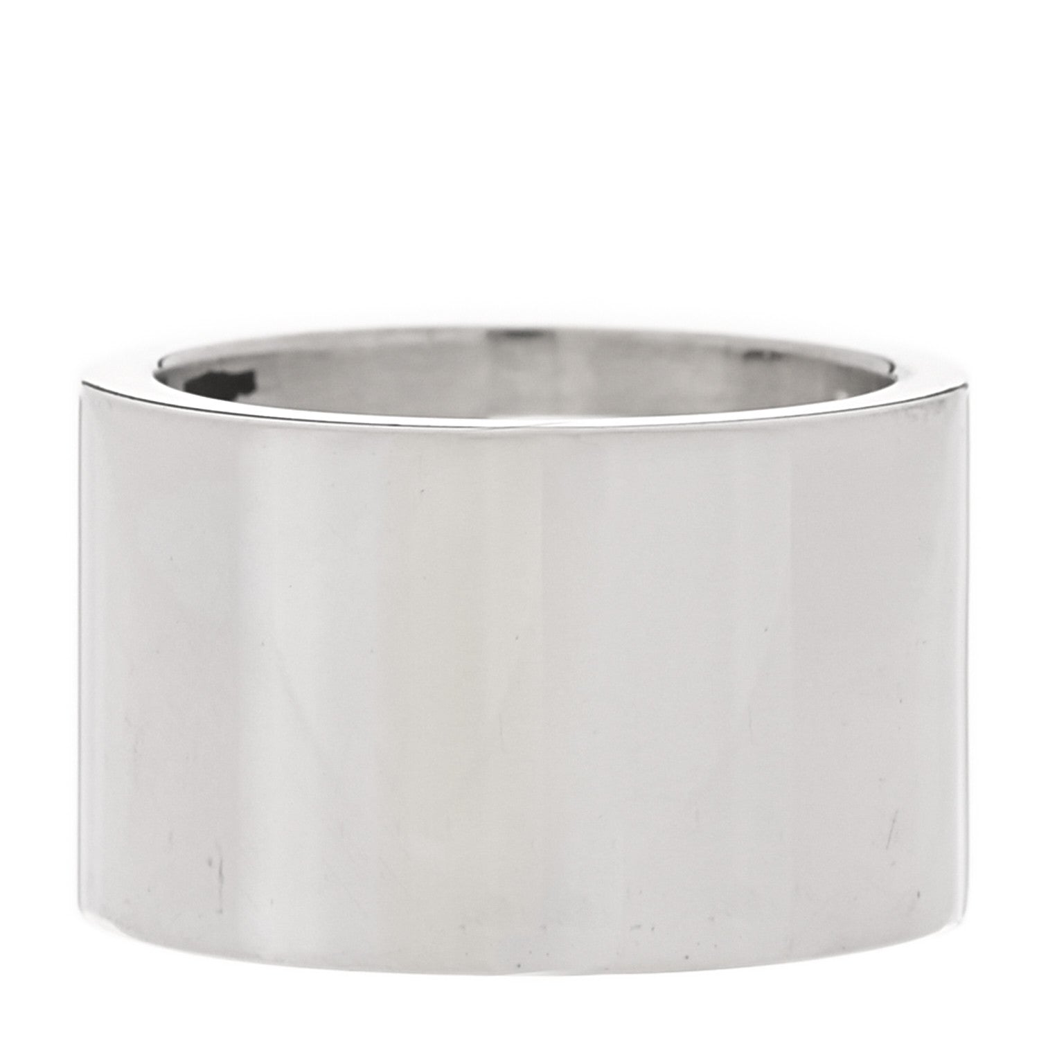 Gucci Sterling Silver Wide G Cutout Ring 49 5 3 of 5