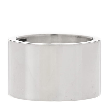Gucci Sterling Silver Wide G Cutout Ring 49 5 3 of 5