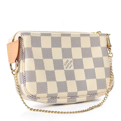 Louis Vuitton Damier Azur Mini Pochette Accessories 3 of 8