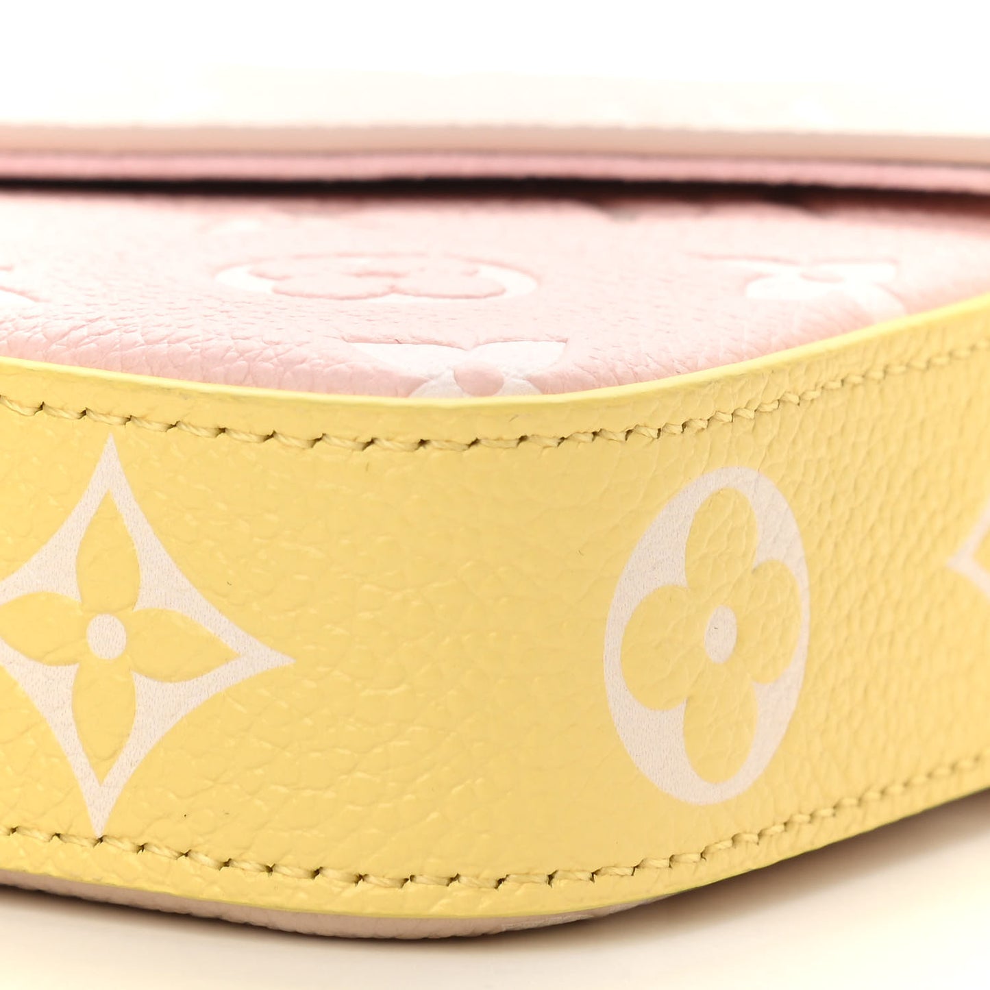 Empreinte Spring in the City Felicie Pochette Chain Wallet Pink Beige Yellow
