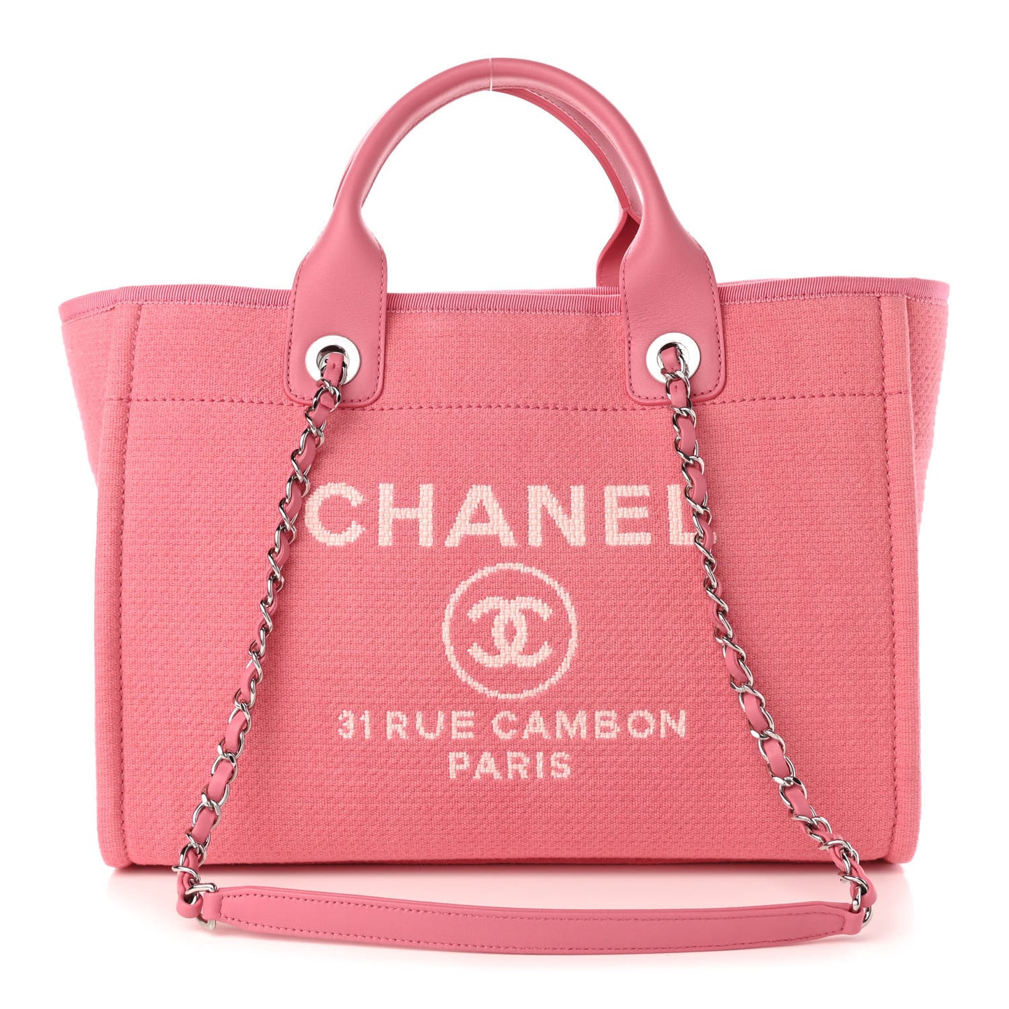 Mixed Fibers Small Deauville Tote Pink