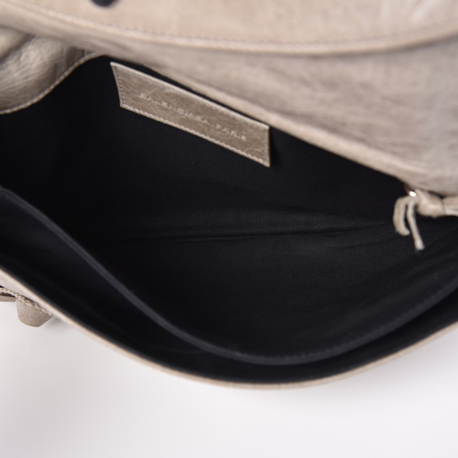 Balenciaga Agneau Giant Brogues Hardware Envelope Clutch Galet 5 of 7