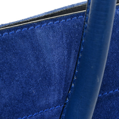 Celine Suede Medium Phantom Luggage Colbalt Blue 28 of 34