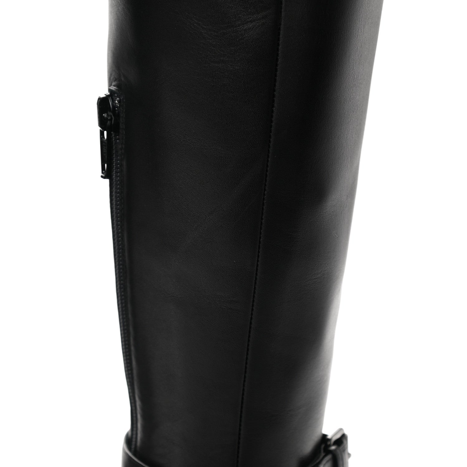 Christian Louboutin Calfskin Karialta 70 Over The Knee Boots 37.5 Black 10 of 11