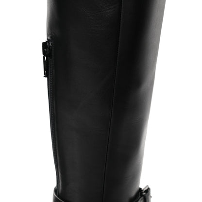Christian Louboutin Calfskin Karialta 70 Over The Knee Boots 37.5 Black 10 of 11