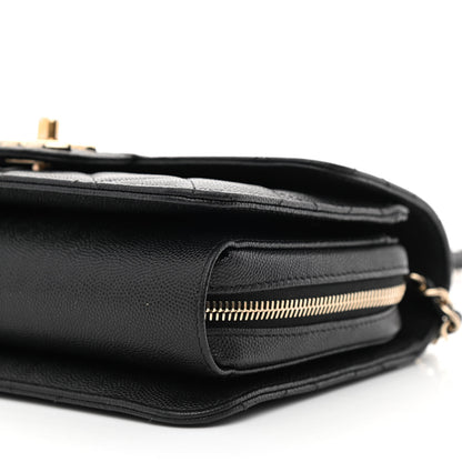 Chanel Caviar Quilted Large Like A Wallet Flap Black 11 of 11