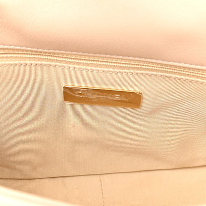 Chanel Lambskin Quilted Medium Chanel 19 Flap Beige 6 of 11