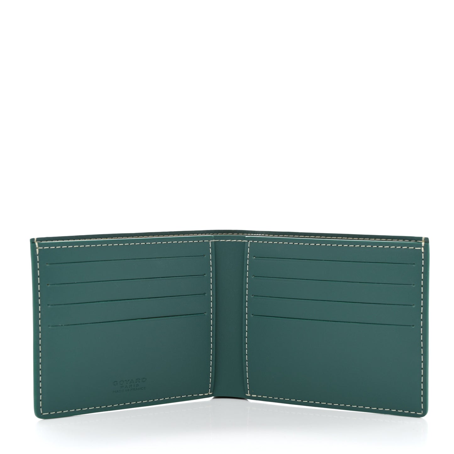 Goyardine Bi-Fold Victoire PM Wallet Green