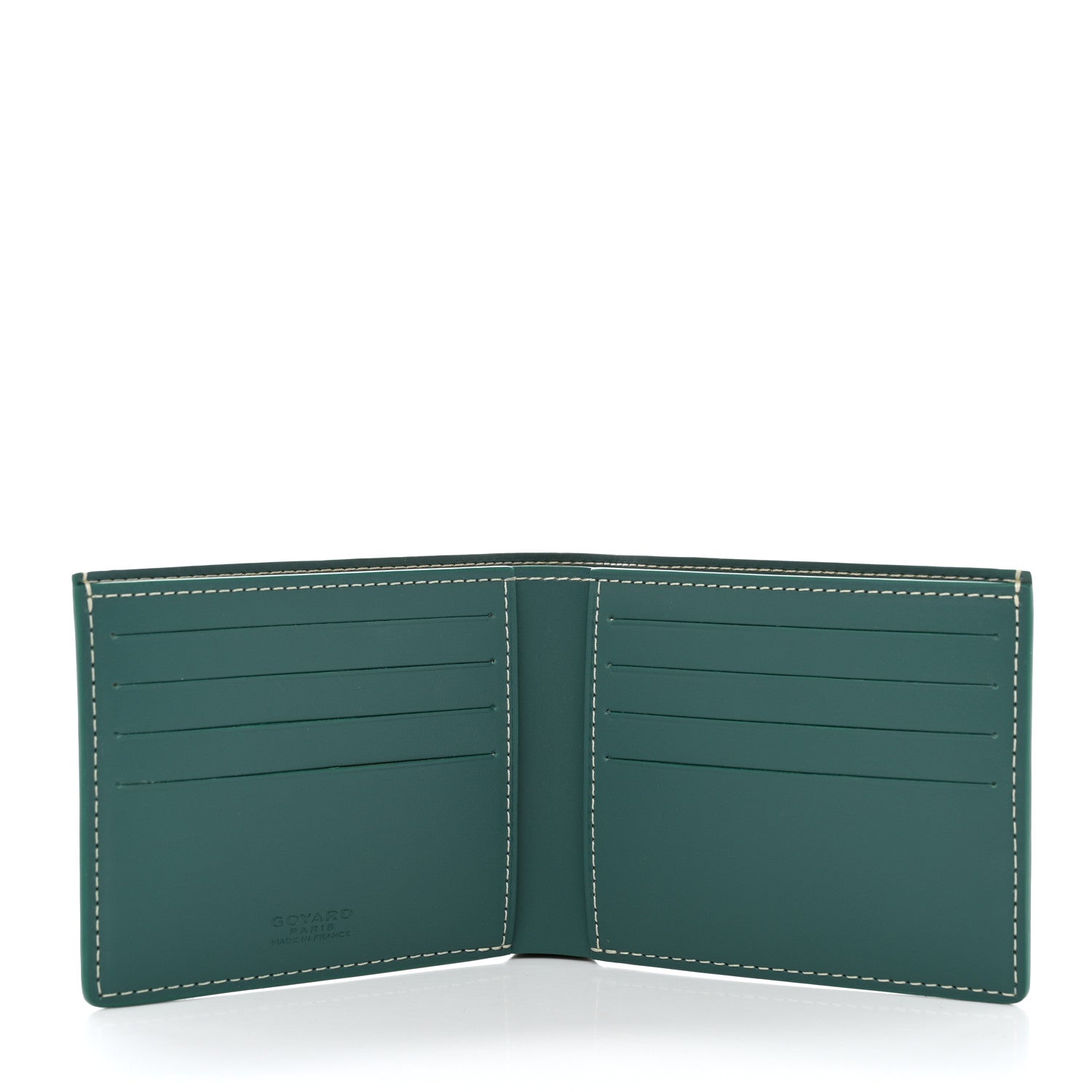Goyard Goyardine Bi-Fold Victoire PM Wallet Green 5 of 8