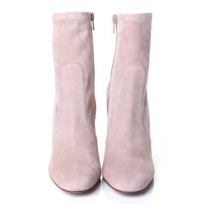 Valentino Garavani Suede Stretch 100mm Ankle Boots 36 Cipria 5 of 10