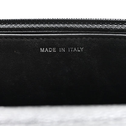 Chanel Crumpled Calfskin Quilted Wallet On Chain WOC So Black 7 of 15