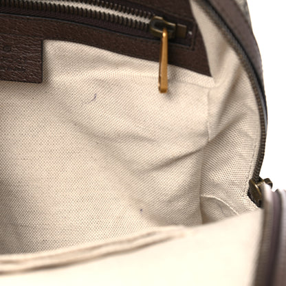 Gucci GG Supreme Monogram Calfskin Web Small Ophidia Day Backpack Beige Ebony New Acero 5 of 6