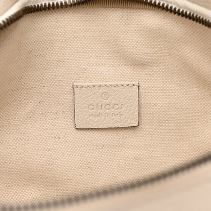 Gucci Grained Calfskin Logo Belt Bag White 6 of 10