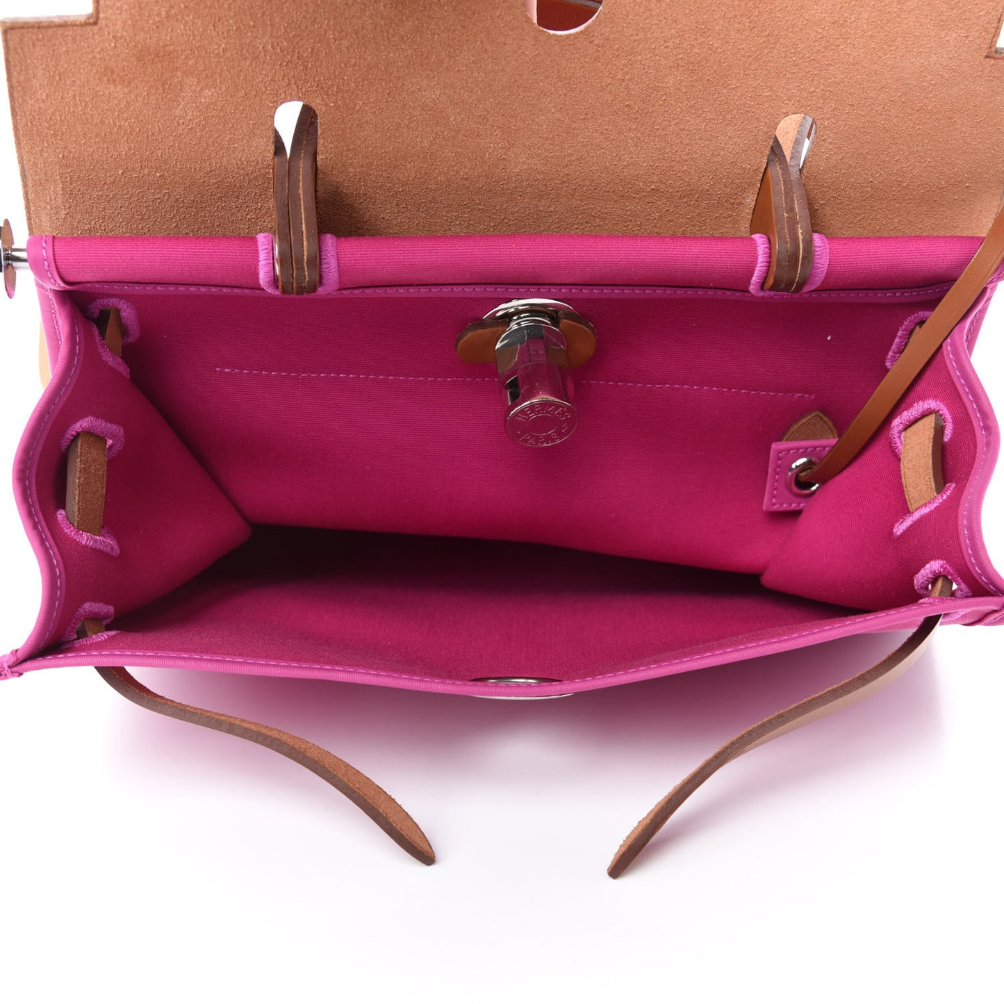 Vache Hunter Toile Herbag Zip 31 PM Magnolia Fauve