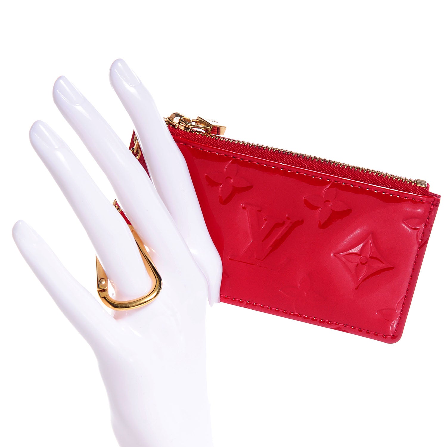 Louis Vuitton Vernis Key Pouch Pomme D'Amour 2 of 7