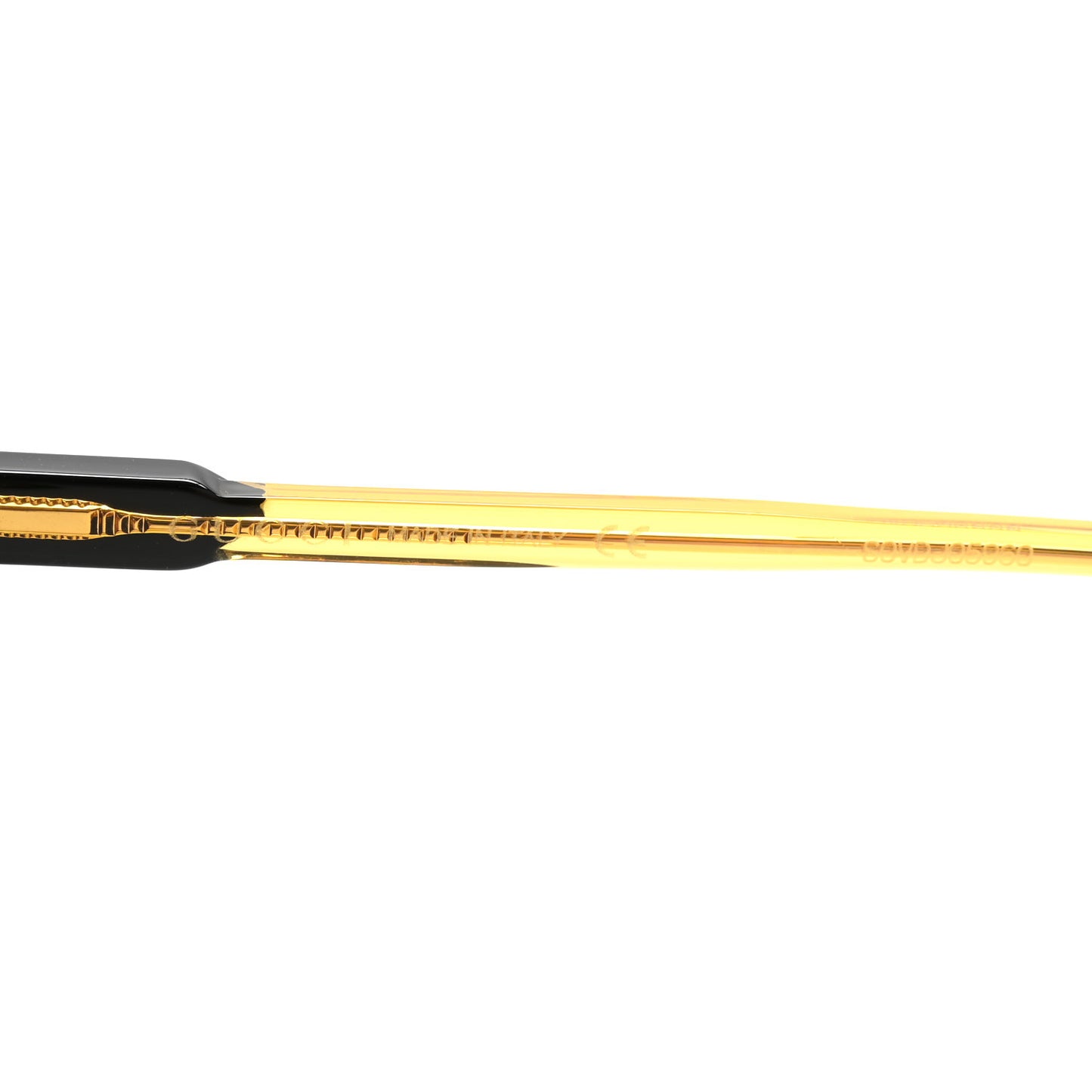 Acetate Frame Sunglasses GG0495SA Yellow Black