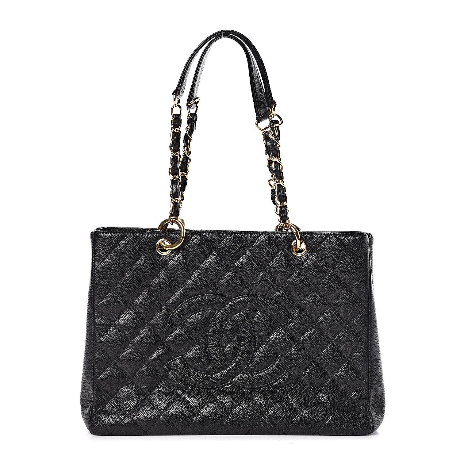 Chanel Caviar Quilted Grand Shopping Tote GST Black 1 of 11
