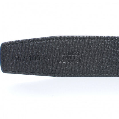 Hermes Box Clemence Reversible 32mm H Belt 100 Black 5 of 6