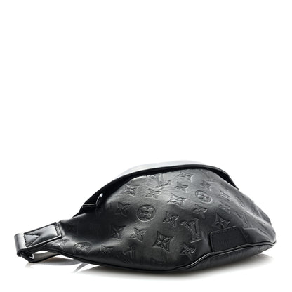 Louis Vuitton Calfskin Monogram Shadow Discovery Bumbag Black 4 of 8