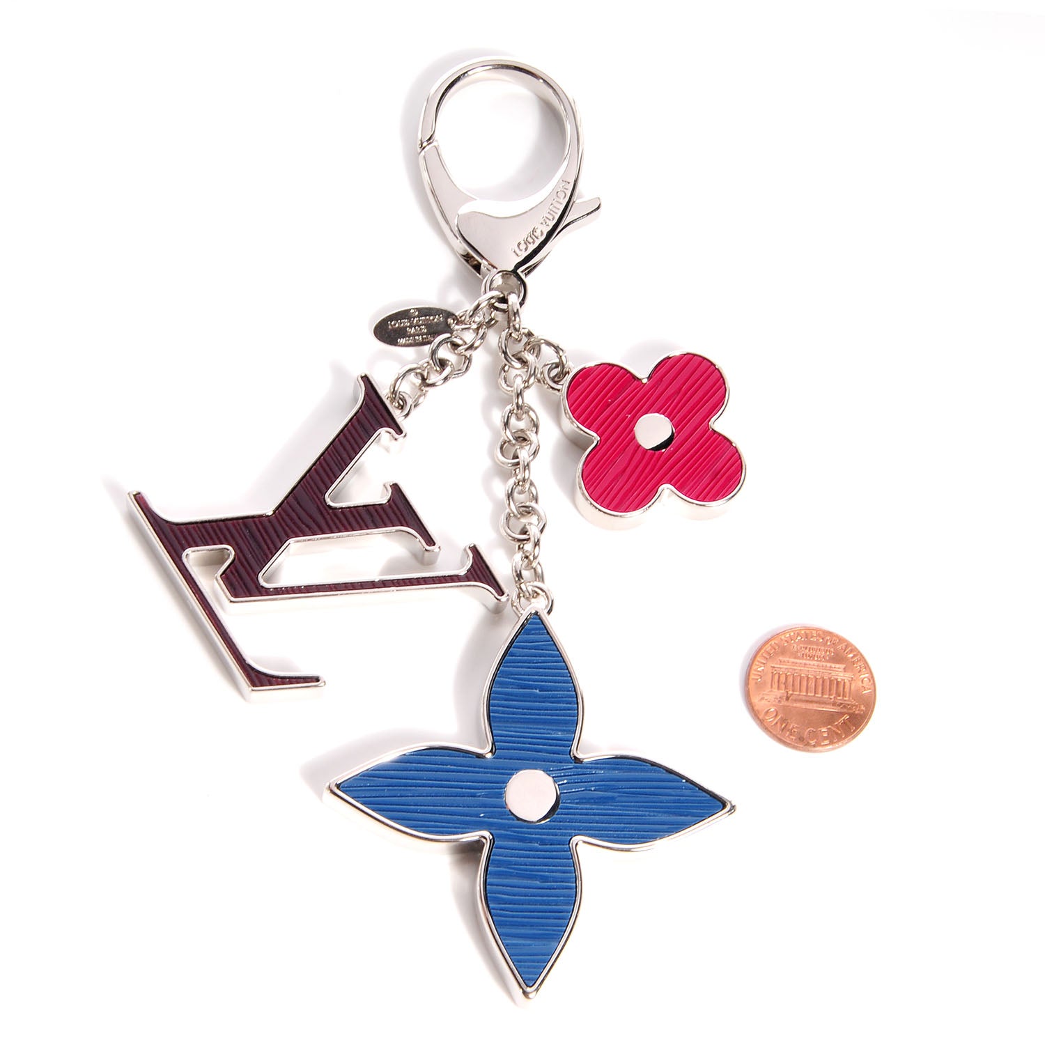 Louis Vuitton Fleur d'Epi Bag Charm Quetsche 2 of 5