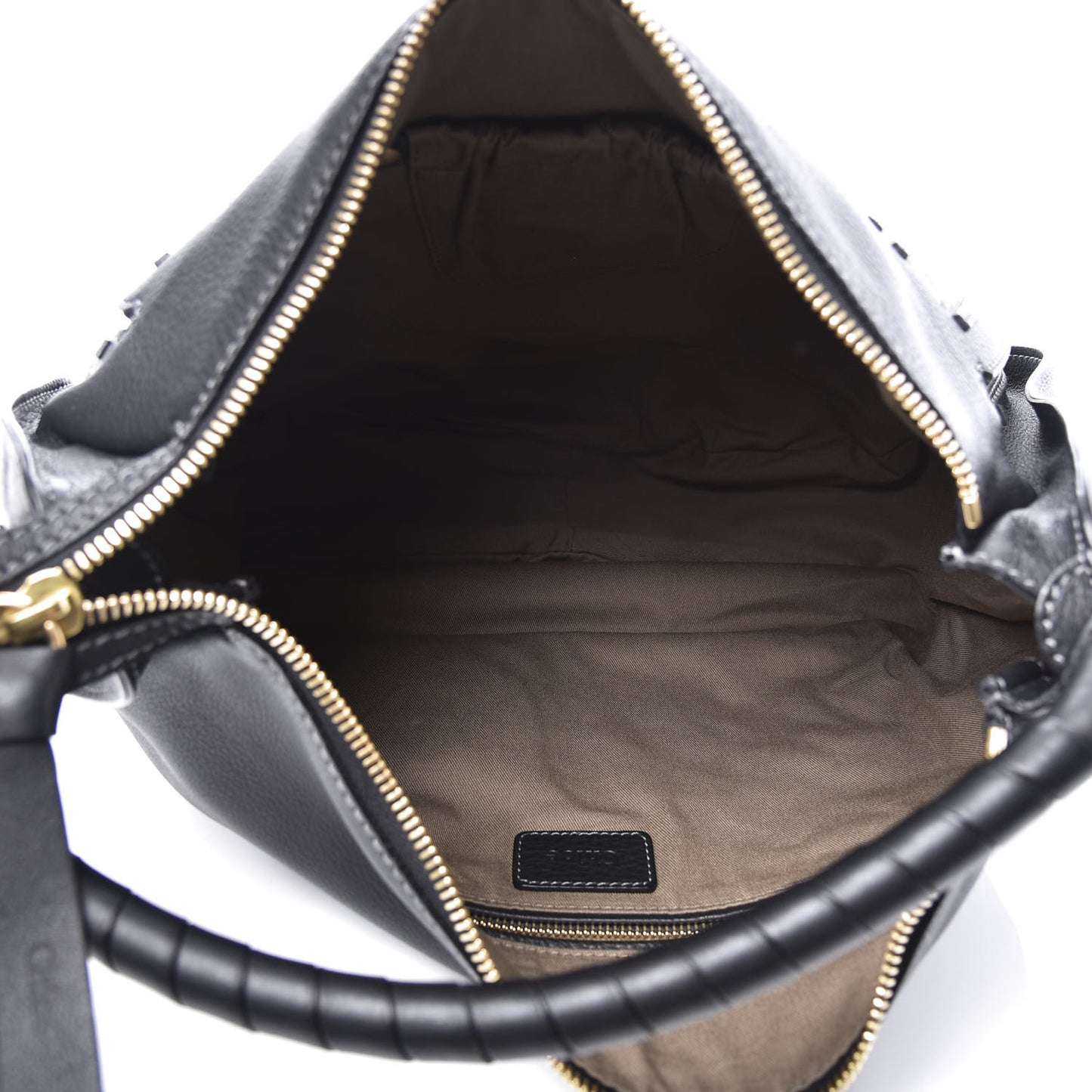 Calfskin Large Marcie Hobo Black