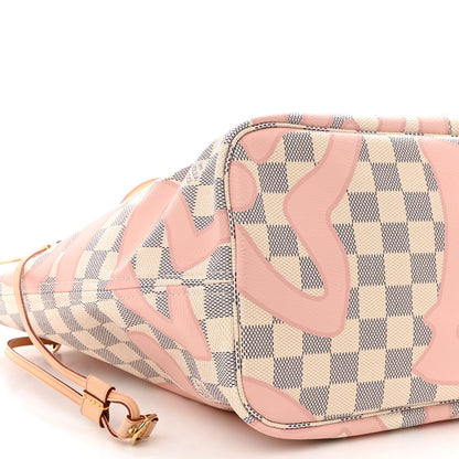 Louis Vuitton Damier Azur Tahitienne Neverfull MM 12 of 13