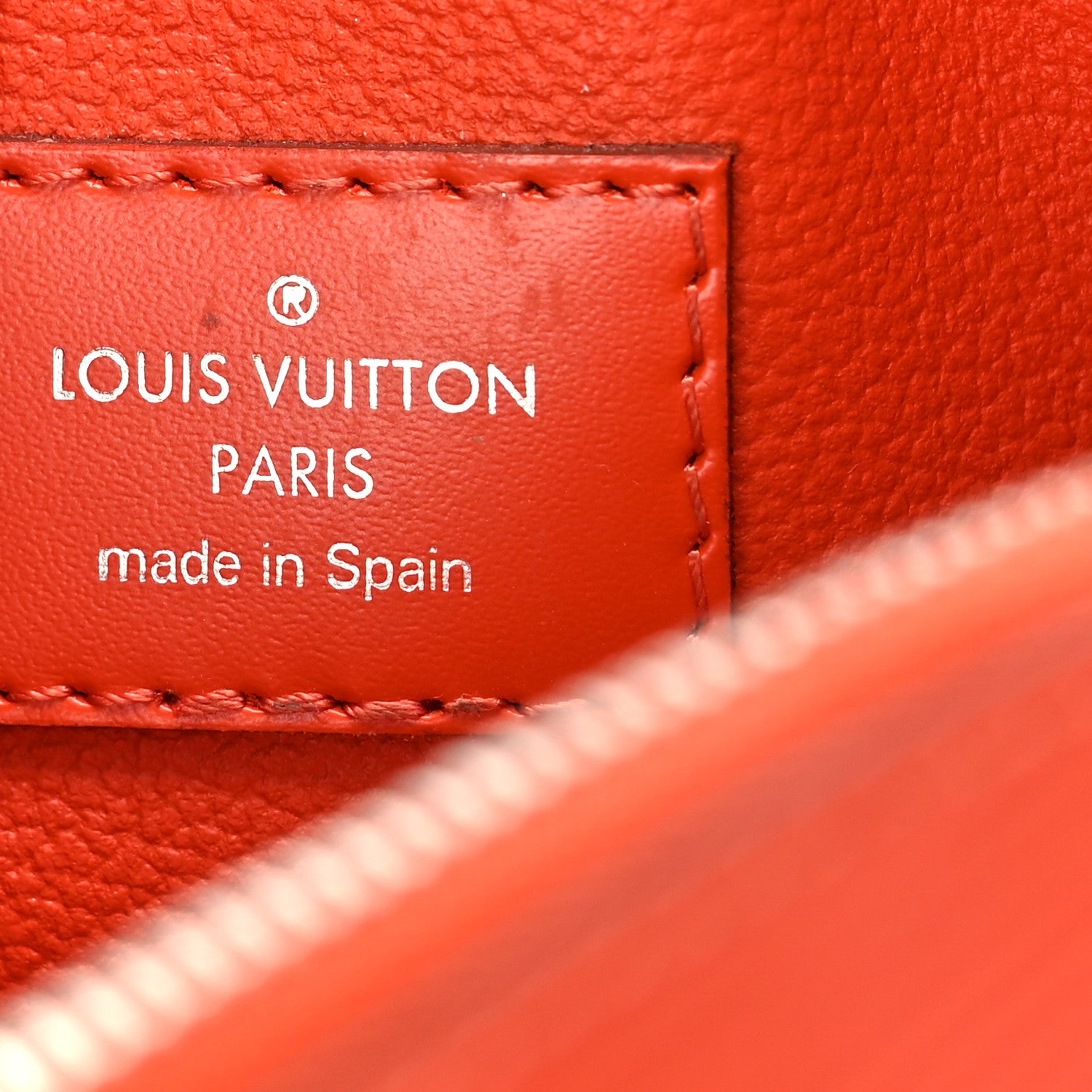 Louis Vuitton Epi Cosmetic Pouch Piment 6 of 8