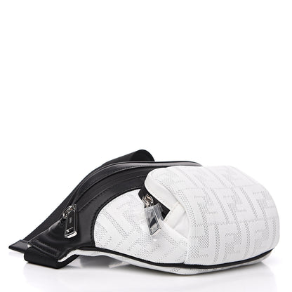 Fendi Neoprene Mesh Vitello Grace FF Pocket Belt Bag White 3 of 8