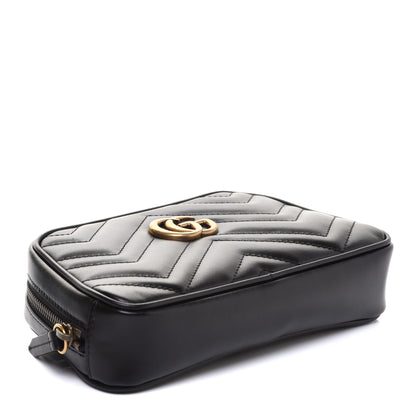 Gucci Calfskin Matelasse GG Marmont Wristlet Black 5 of 12