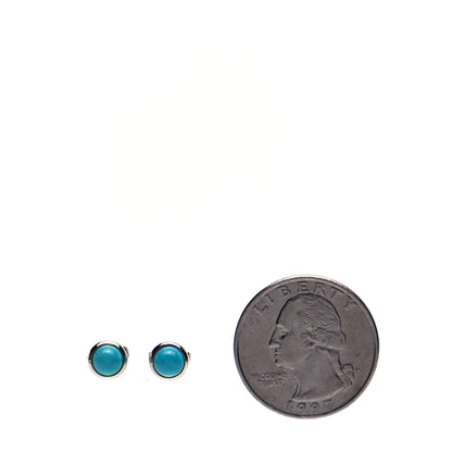 Tiffany Sterling Silver Turquoise Color By The Yard Earrings 2 of 7