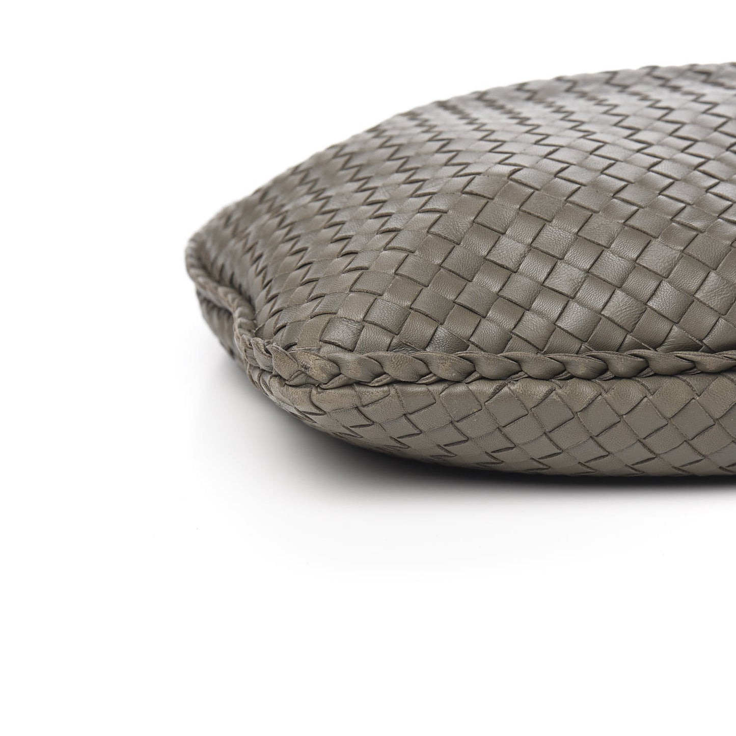 Nappa Intrecciato Large Veneta Hobo Grey