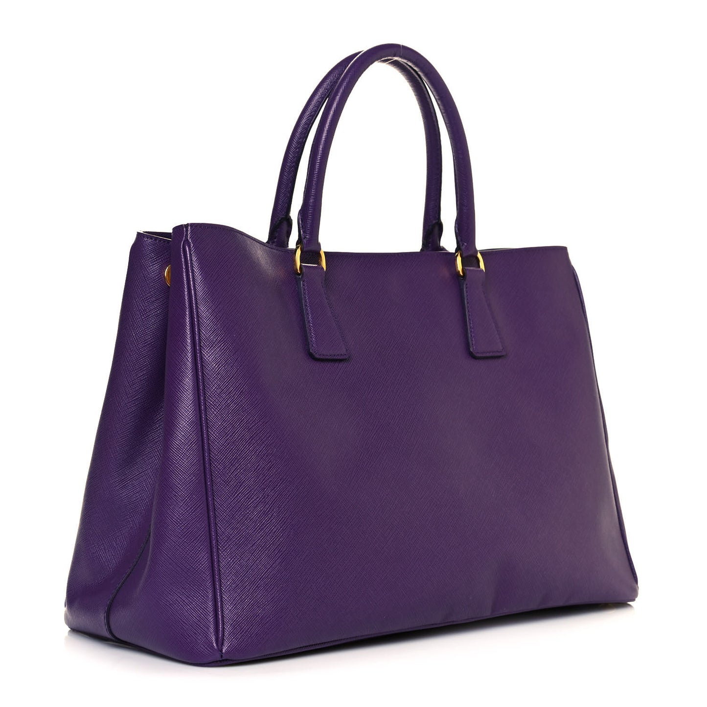 Saffiano Lux Large Tote Iris