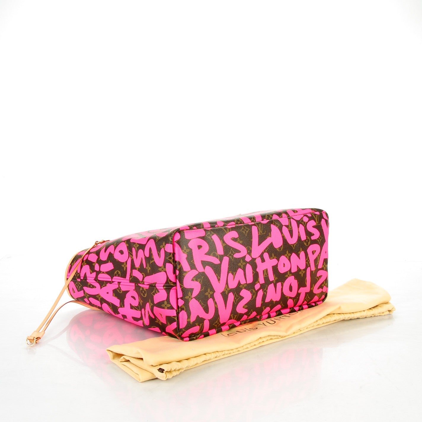 Louis Vuitton Monogram Graffiti Neverfull GM Fuchsia 3 of 6