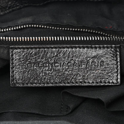 Balenciaga Agneau Giant 12 Silver Hardware Mini Pompon Black 6 of 13