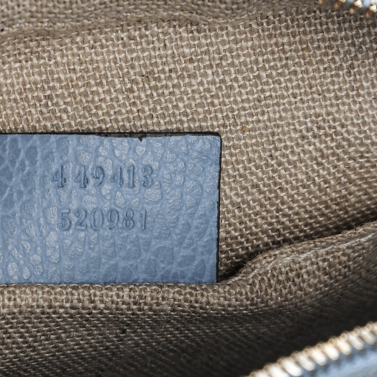 Monogram Mini Bree Messenger Bag Beige Mineral Blue