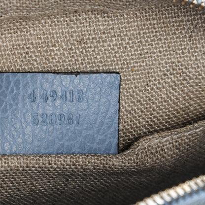 Gucci Monogram Mini Bree Messenger Bag Beige Mineral Blue 8 of 9