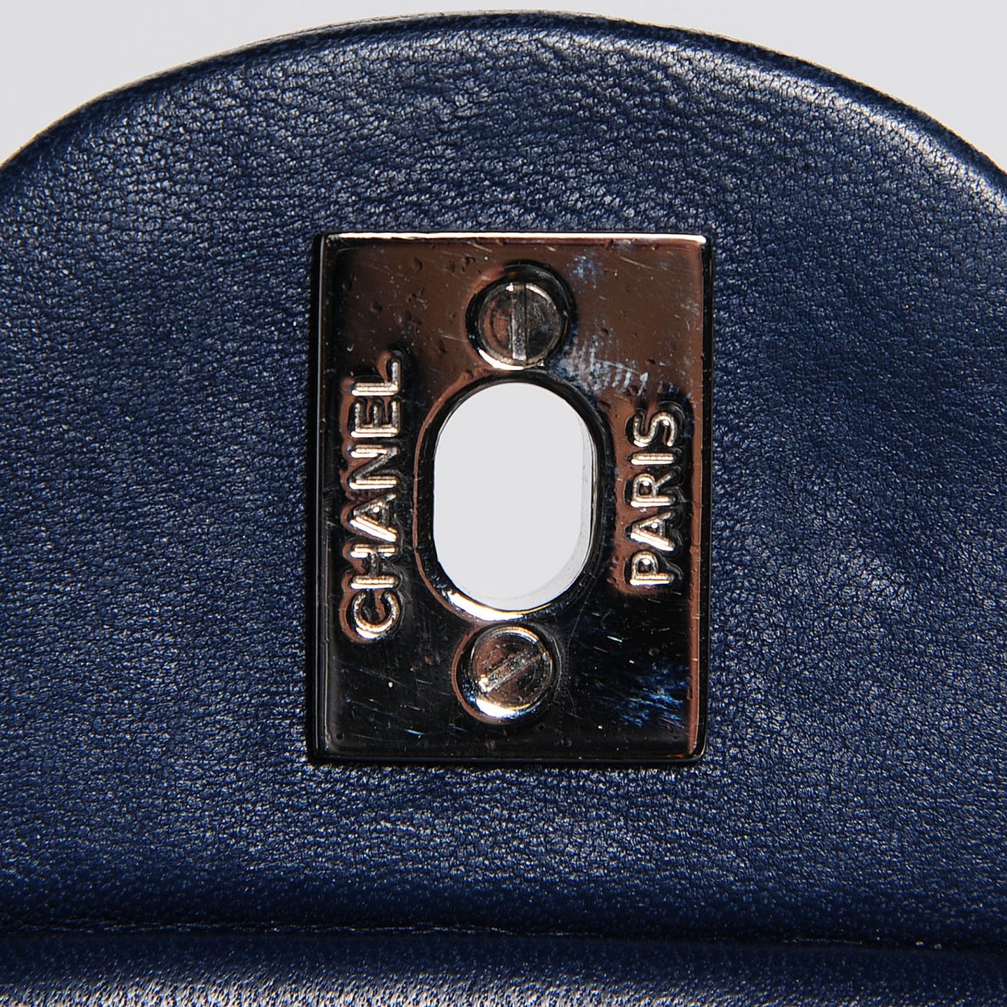 Calfskin Ultimate Stitch Flap Blue