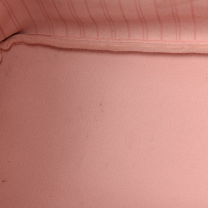 Louis Vuitton Damier Ebene Neo Neverfull MM Rose Ballerine 15 of 15