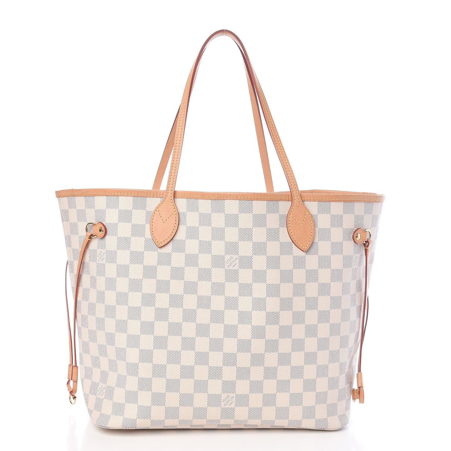 Damier Azur Neo Neverfull MM Rose Ballerine
